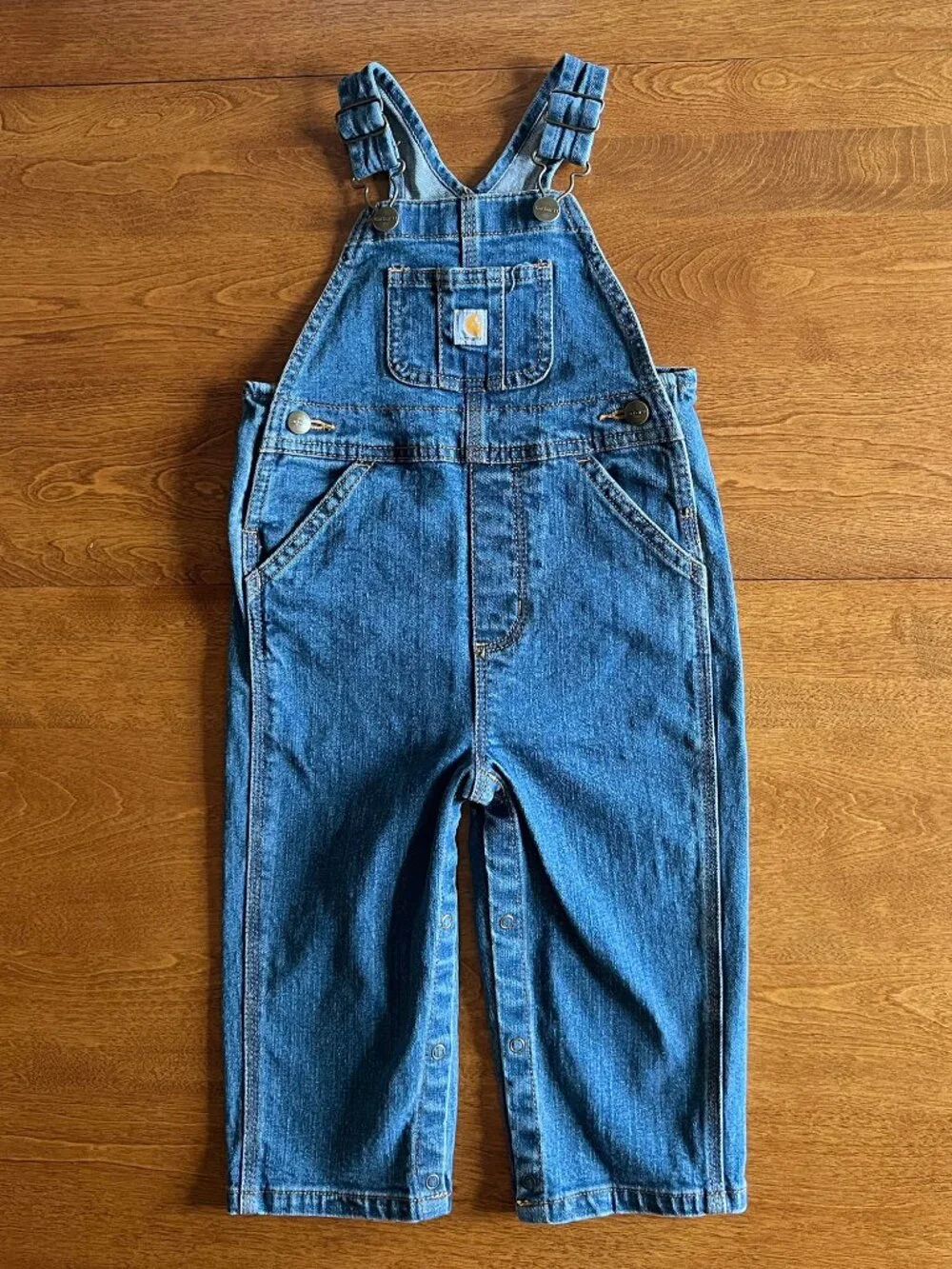 Carhartt denim overalls 18m